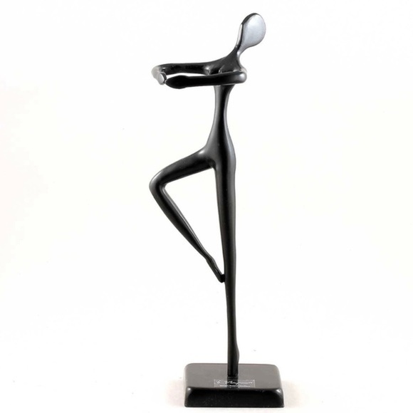 Bodrul Khalique Dancing Woman Bronze Sculpture